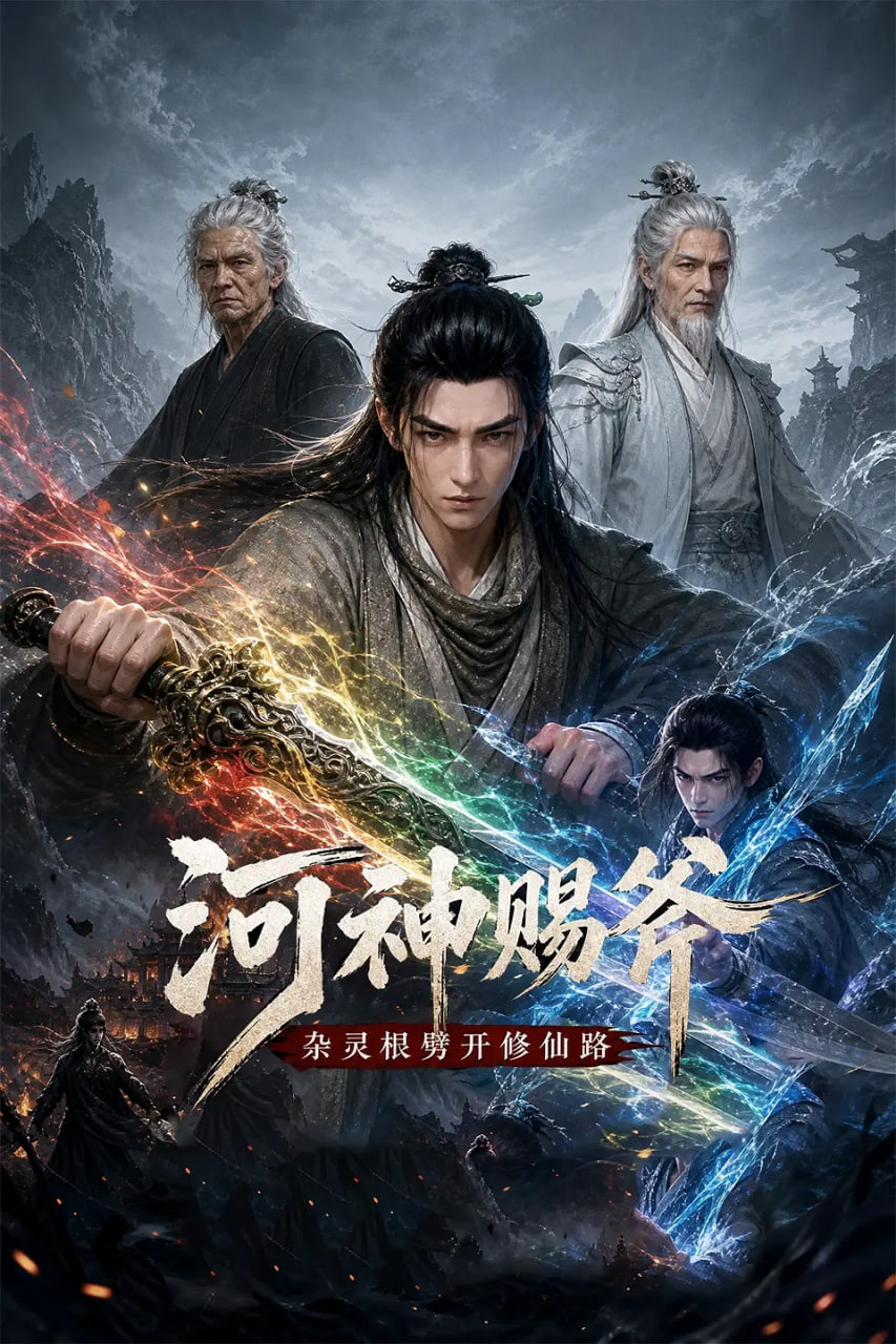 河神赐斧，杂灵根劈开修仙路